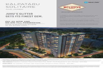 Pay 5% now and no EMI till possession at Kalpataru Solitaire in Mumbai